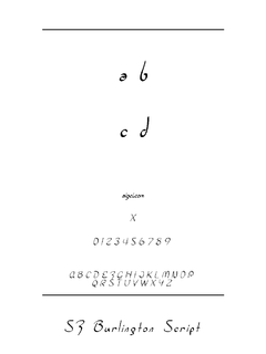 ​SF Burlington Script Italic 字体下载｜设计排版英文字体